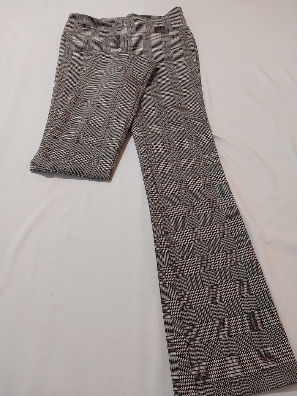 Soho Apparel Brand Retro Dark Academia Houndstooth Check Wide Leg Pants Size S